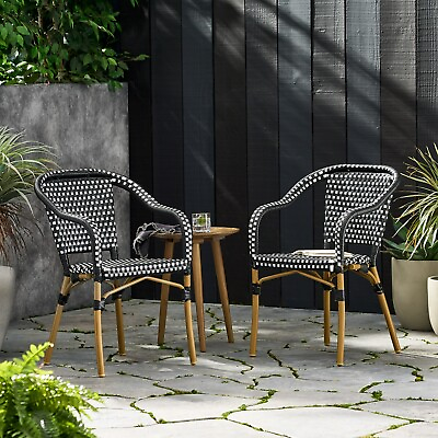 #ad Grouse Outdoor French Bistro Chairs Set of 2 $192.17