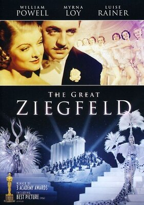 #ad The Great Ziegfeld DVD William Powell Myrna Loy Luise Rainer Frank Morgan $17.53