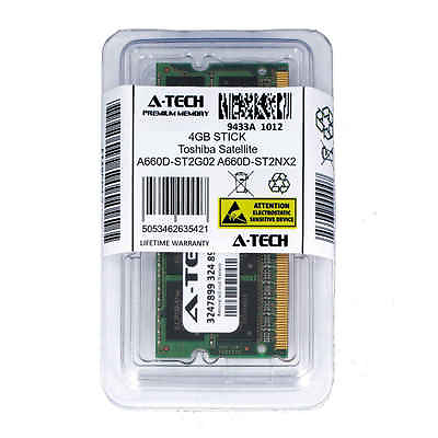 #ad 4GB SODIMM Toshiba Satellite A660D ST2G02 A660D ST2NX2 A660 ST2GX1 Ram Memory $14.99