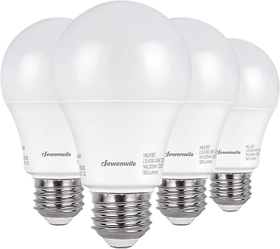 #ad 4 Pack LED Light Bulb 100W Equivalent LED Bulbs 1500LM 5000K Daylight Led Ligh $22.99