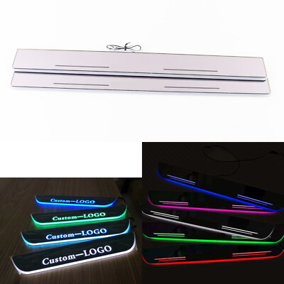 #ad Customized LED Moving Courtesy Light Door Sill Scuff Plate For Chevrolet Camaro $54.99