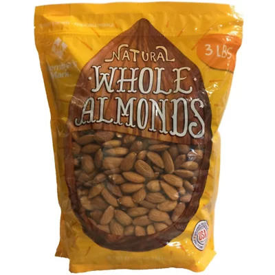 #ad #ad Member#x27;S Mark Natural Whole Almonds 3 Lbs. FREE SHIPPING $14.57