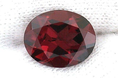 #ad 10x8 10mm x 8mm Oval Garnet Natural Bright Red Gem Stone Gemstone EBS3870 32823 $42.66