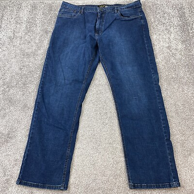 #ad Urban Star Premium Apparel Straight Jeans Men#x27;s Size 42X32 Blue Dark Wash $18.95