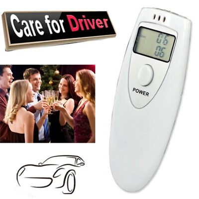 #ad Professional Digital Alcohol Breath Breathalyser Breathalyzer Tester Detector $9.08