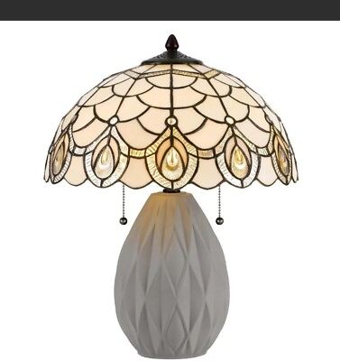 #ad CAL Lighting amp; Accessories BO 3001TB Tiffany Table Lamp Tiffany $120.00