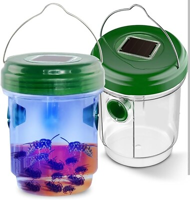 #ad Alma Garden Fly Trap with Solar LED Light 2 Count $19.99