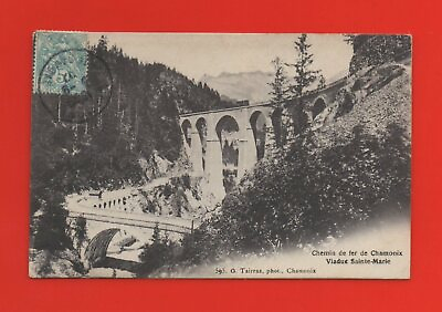 #ad Chemin Iron Of Chamonix Viaduct Sainte Marie K6130 C $15.64