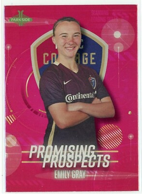 #ad 2022 Parkside NWSL Collection Promising Prospects #10 Emily Gray NC Courage FC $2.50