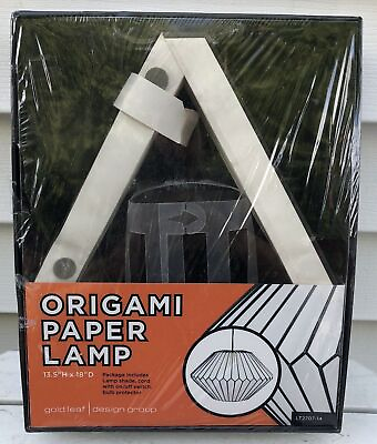 #ad Good Leaf Design Group Origami Paper Lamp BRAND NEW Free Shipping $34.99