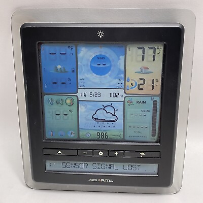 #ad AcuRite 02064CDI Weather Station Color Screen Control WiFi Wireless NO SENSOR $34.99