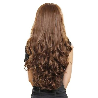#ad Women Full Wig Brazilian Hollywood Actress Star Human Hair Body Wave Lace Front $15.64