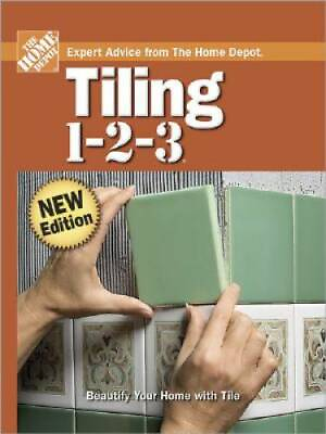 #ad Tiling 1 2 3 Home Depot 1 2 3 Hardcover By The Home Depot GOOD $3.73