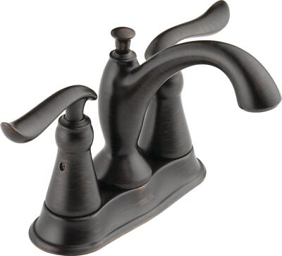 #ad Delta Linden Centerset Bathroom Faucet 2L in Bronze Certified Refurbished $129.00