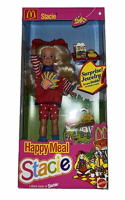 #ad Vintage McDonald#x27;s Happy Meal Stacie Barbie 1993 Mattel #11474 NIB New $23.18