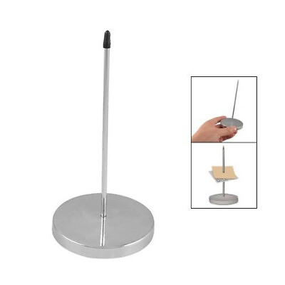 #ad Straight Rod Holder Spike Stick Bill Fork Receipt Counter Desk Tools 130MM $9.28
