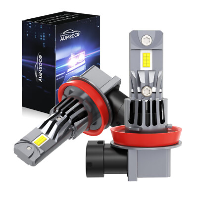 #ad 2x LED Headlight Bulbs Kit High Low Beam 6000K White For Ford Fusion 2019 2020 $49.99