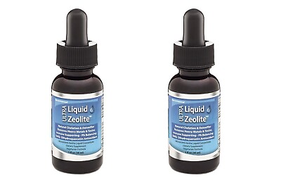 #ad Liquid Zeolite Enhanced with DHQ 2 pak vegan liquified DETOX powder exp2026 $34.99