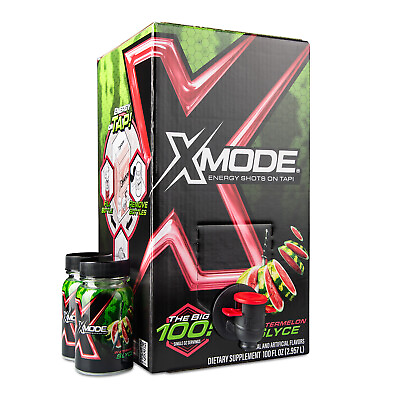 #ad Watermelon Energy Shot Drink Taurine Shots On Tap B6 B12 XMODE 100 Servings $33.99
