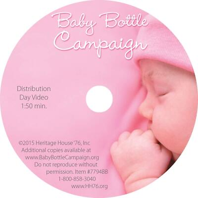 #ad Baby Bottle Campaign Promo Pro Life DVD $55.00