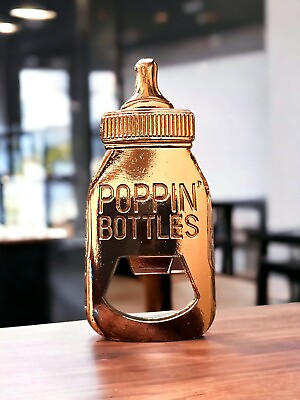 #ad POPPIN BOTTLES Bottle Opener Baby Shower New Mom Gift New in Box $7.00