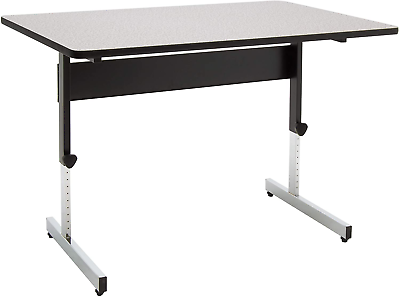 #ad Calico Designs Adapta Height Adjustable Office Purpose Utility Table Sit to St $182.99
