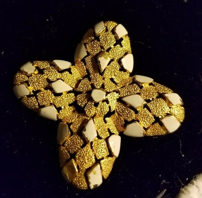 #ad Vintage fabulous abstract gold mid century modern $22.50