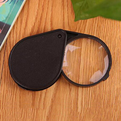 #ad Compact Magnifier Hand Magnifying Glass for Reading Newspaper for Desk Drawer $7.99