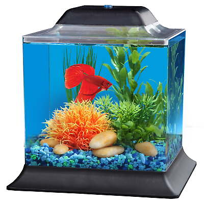 #ad 1.5 Gallon Betta Fish Aquarium Kit $24.34