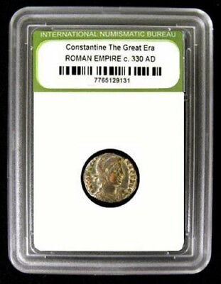 #ad High Quality Constantine the Great Era Ancient Bronze Coin c330 AD $14.50