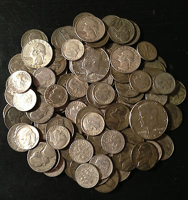 #ad MASSIVE INFLATION COMING US Junk Silver Coins 1 LB 16 OZ. Pre 1965 ONE $378.56