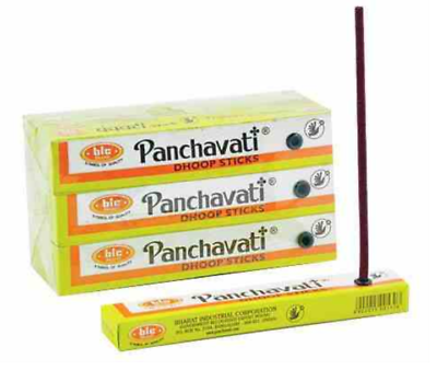 #ad Panchavati Dhoop Sticks Twelve 10 Stick Packs 5quot; King Size 120 Log Bundle $8.95