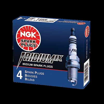 #ad Set of 4 NEW Genuine NGK 6418 Iridium IX Spark Plugs BKR6EIX $24.99