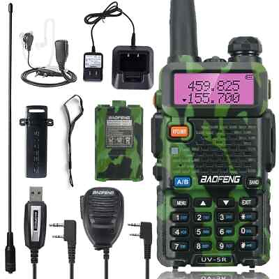 #ad Walkie Talkie Dualband Long Two Way Radio Stations Transceiver Wireless Set $68.29