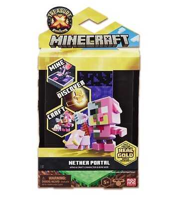 #ad Treasure X Minecraft Nether Portal Random Figure Toy $36.69