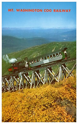 #ad Mt. Washington Cog Railway on Mt. Washington White Mountains New Hampshire $4.45