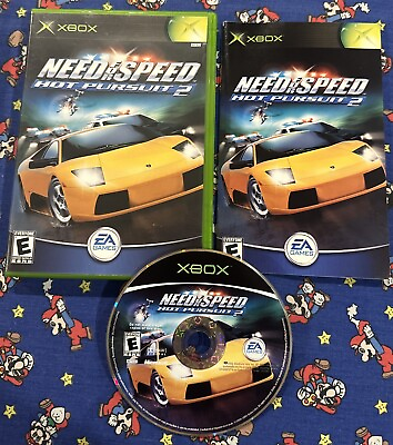 #ad Need for Speed Hot Pursuit 2 Original Xbox 2002 Complete Manual CIB Minty Disc $35.99