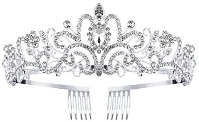 #ad Tiara Crowns for Women Tiaras for Girls Princess Crown for Birthday Halloween... $9.73