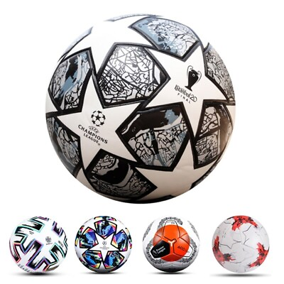 #ad Ball Champions League Top Football Soccer Size 5 2017 24 Genuine Leather Ball $17.40