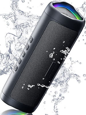 #ad Bluetooth Speaker with HD Sound Portable Wireless IPX5 Waterproof 24H Playtime $34.99