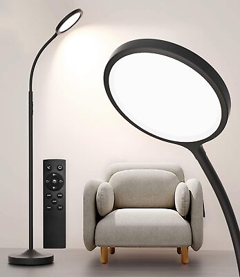 #ad Floor LampSuper Bright Dimmable LED Lamps for Living Room Custom Black $48.62