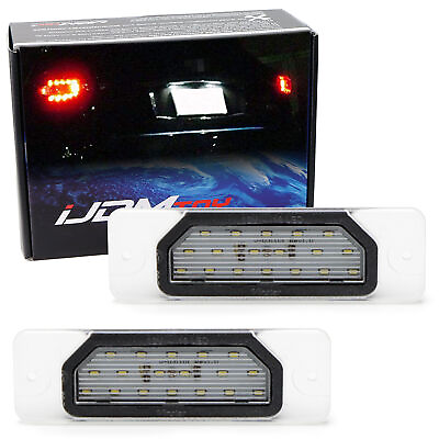 #ad Direct Fit White LED License Plate Light Lamps For Infiniti FX Q I M Nissan etc $17.99