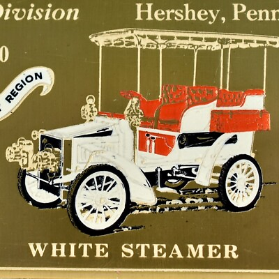 #ad 1965 Antique Club Car Show AACA White Steamer Hershey Region Pennsylvania Plaque $54.25