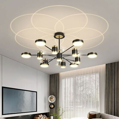 #ad Crystal Modern Chandeliers Living Dining Room Indoor Lighting Lamps Decorations $317.34