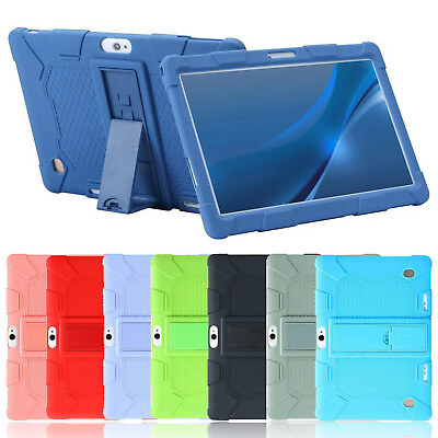 #ad Universal Shockproof Silicone Stand Case For 10 10.1 Inch Android Tablet Cover $14.99