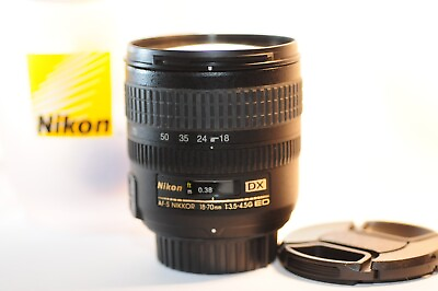 #ad Nikon DX AF S Nikkor 18 70mm G ED lens READ for D7500 D300 D3400 D5600 D7200 D90 $48.85