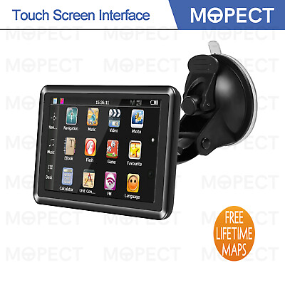 #ad MOPECT 5#x27;#x27; Portable Car Truck GPS Navigation Touchscreen 8GB USA Map FM 2024 NEW $36.99