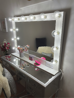 #ad XL Vanity mirror with lights 40 x 28 Made in the USA $400.00