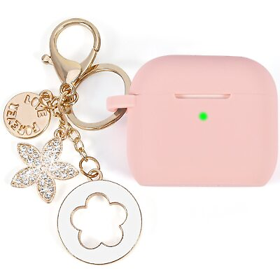 #ad Worryfree Gadgets Silicone Case for Apple AirPod Pro 2 with Love Charms Keychain $23.00