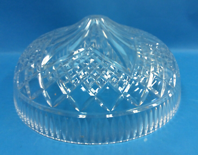 Heavy Clear Brilliant Glass Style Modern Ceiling Shade Fixture Cover Light Part $194.99